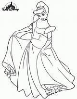 Disney Cinderella Princess Colouring Pages Print sketch template