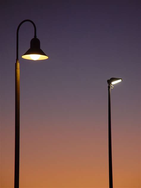 picture street lights evening