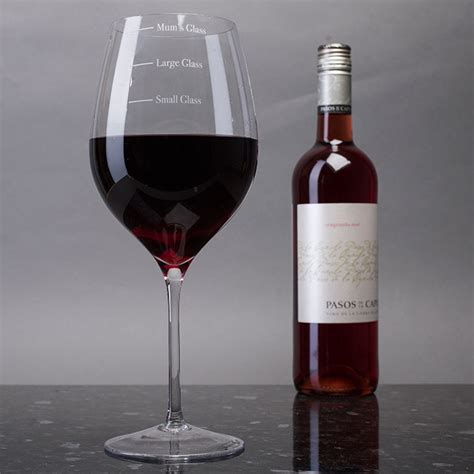 Engraved Giant Wine Glass Giant Measures