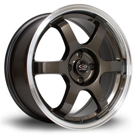 grid    gunmetal  polished lip rota wheels wheels