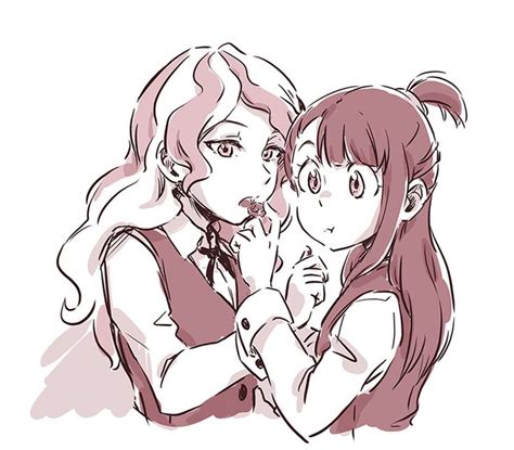 diana and akko by tonton little witch academy my