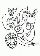 Frutas Variadas Mandalas sketch template