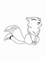 Anime Coloring Pages Animals Recommended Printable Template sketch template