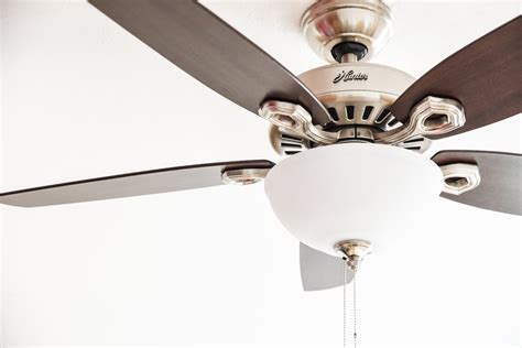 hunter ceiling fan builder deluxe cm  chrome ceiling fans