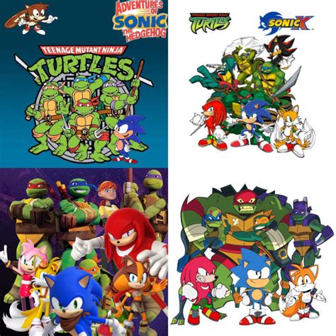 Sonic Teenage Mutant Ninja Turtles Crossovers By Kendlboettcher On