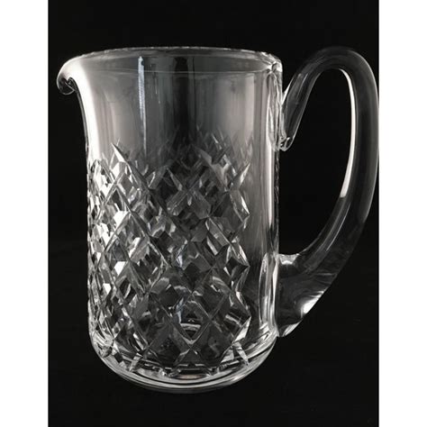 Vintage Cut Glass Waterford Crystal Pitcher In The Alana