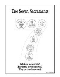 sacraments  kids worksheets  description alqu blog