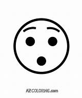 Emoji Coloring Pages Face Surprise Color Apple Pained Hushed Print Anguished Printable Coloringhome Getcolorings Emotions Comments Library Clipart Books Categories sketch template