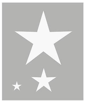 small  point star stencil star stencil star template star template