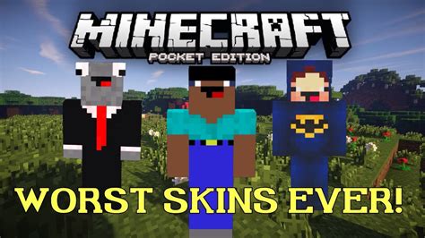 finding  worst skins  mcpe funny moments  minecraft pe