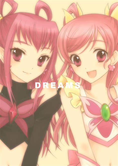 Yumehara Nozomi Cure Dream And Dark Dream Precure And 1 More Drawn
