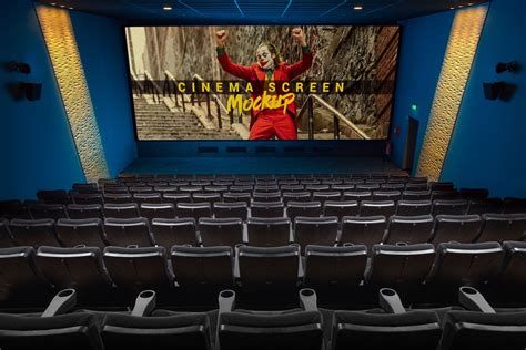 cinema  theater hall screen mockup psd designbolts
