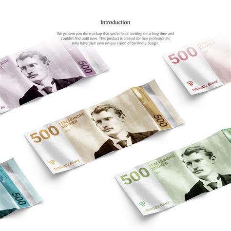banknote mockups set  yellow images creative store