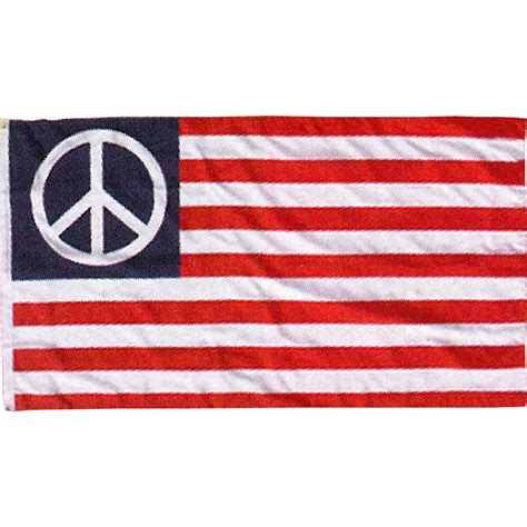 peace flag liquid blue