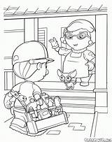 Manny Handy Coloring Colorkid Mannys Tools Party sketch template