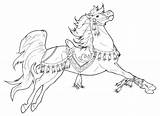 Coloring Pages Secretariat Getdrawings Horse sketch template