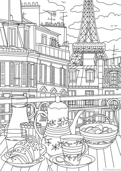 paris printable adult coloring page  favoreads coloring etsy