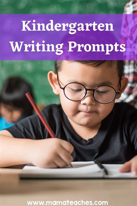 fun kindergarten writing prompts mama teaches