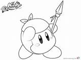 Kirby Dee Waddle Coloring Pages Bandana Printable Kids Color Friends sketch template