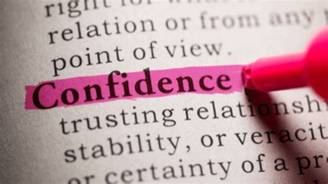 The Enormous Benefits Of Confidence And High Self Esteem