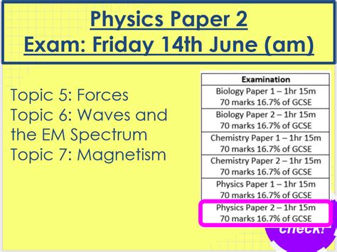 gcse physics aqa   paper  revision quiz  topics teaching www