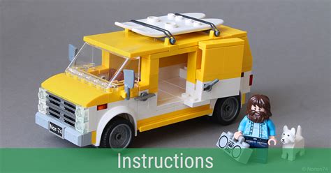 build  classic van   everyday lego city  instructions  brothers brick