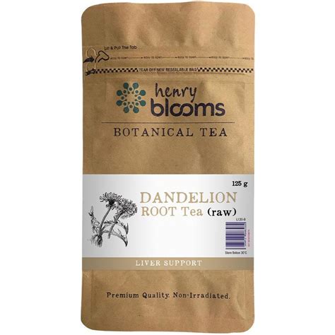 buy henry blooms dandelion root tea    chemist warehouse