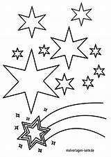 Sternenhimmel Malvorlage Sterne Malvorlagen Ausmalbilder sketch template