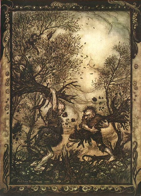 Illustration Arthur Rackhams Grimms Fairy Tales Animationresources