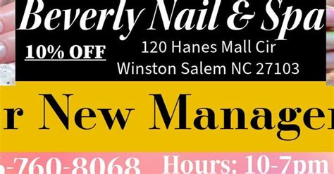 appointment  beverly nail spa winston salem  hanes