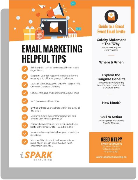 tips sheets ispark consulting