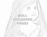 Coloring Pages Doll Print Grayscale American Julie Albright Girl Color Getcolorings Adult Vega Luciana Downloads Digital Jpeg sketch template