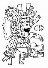 Coloring Maya Incas Mayan Pages Mayans Aztec Museum British Xiuhcoatl Quetzalcoatl Temple Calendar Adults Aztecs Getdrawings Ritual Xiuhtecuhtli Serpent Impersonator sketch template