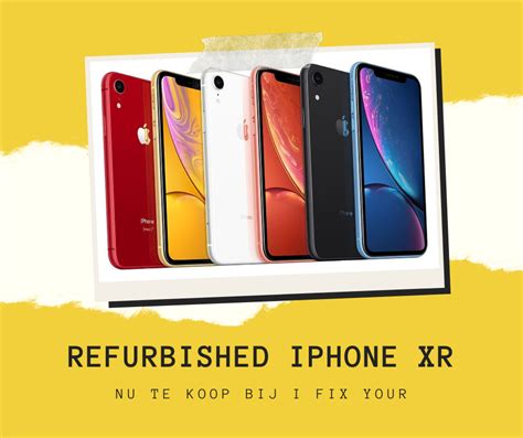 refurbished iphone xr te koop  fix