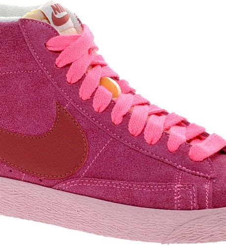 Nike Blazer Mid Pink High Top Trainers In Pink Lyst