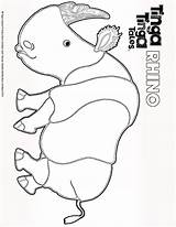 Tinga Tales Rhino Coloring Pages Colouring Sheets Animal Mandalas Templates Kids Animals Lectura Animacion La Colorear Arte Draw Para Crafts sketch template