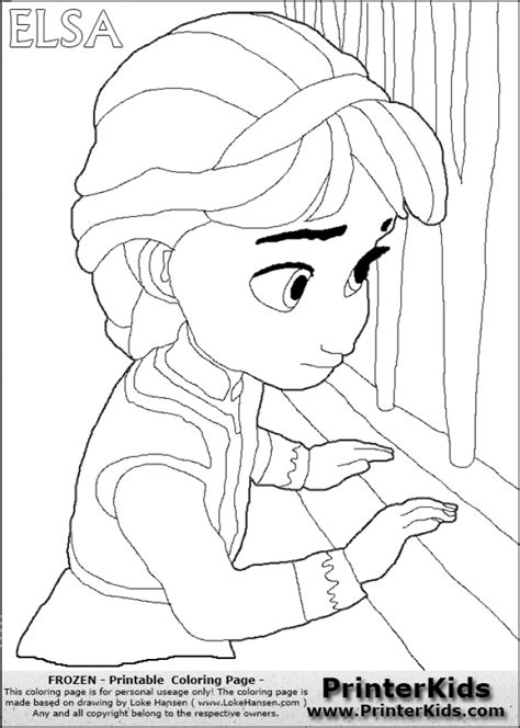 princess elsa coloring pages