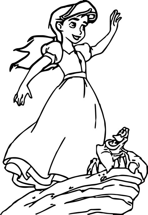 ideas  coloring ariel melody coloring pages