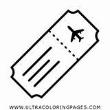 Aereo Biglietto Disegni Ultracoloringpages sketch template