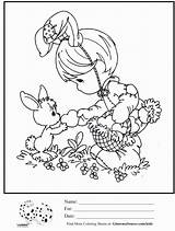 Coloring Moments Precious Pages Easter Bunny Ministry Kids Book Valentines Children Sheet 1050 Valentine Bunnies Library Clipart Cute Popular sketch template