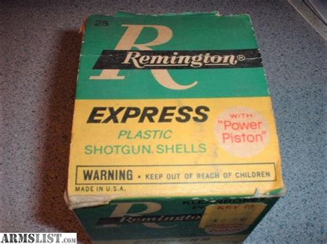 Armslist For Sale Vintage Remington Express 410 Shotgun Shell Box