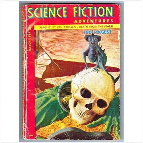 science fiction adventures pulp magazine volume 2 number 2 march 1954
