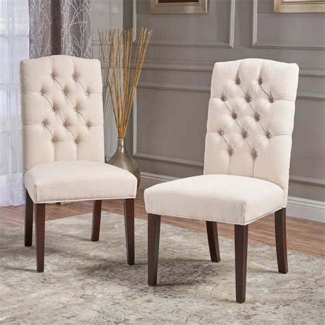 selling home decor crown fabric  white dining chairs set