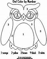 Owl Color Activities Coloring Kids Learning Number Owls Preschool Fun Colouring Pages Kindergarten Printables Numbers Makinglearningfun Math Animals Printable Theme sketch template