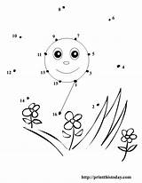 Dot Summer Printable Dots Connect Printables Activities Sun Kids Activity Worksheets Kindergarten Preschool Coloring Sheets Printthistoday Numbers Color Easy Pages sketch template