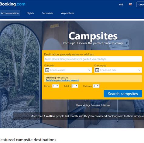 bookingcom camping  camping sites  bookingcom