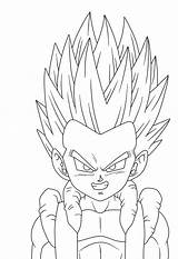 Gotenks Ssj Coloring Lineart Deviantart Pages Drawings Print Ss4 Search Manga Again Bar Case Looking Don Use Find sketch template