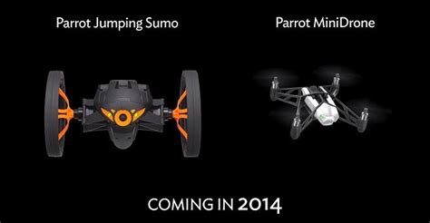 parrot unveils minidrone  parrot jumping sumo drones