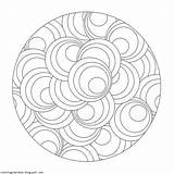 Mandalas Bedrucken Muster Zirkel Grundschule sketch template