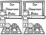 Classroom Rules Coloring Book Freebie Flash Brittany Melzer Created sketch template